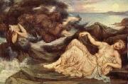 Evelyn De Morgan Port After Stormy Sea oil on canvas